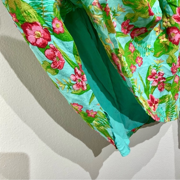 Matilda Jane Pretty Floral Dress Size M. Scrunchedd Back With Inner Lining - Picture 3 of 10